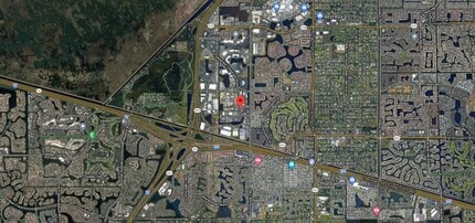 501 - 599 Sawgrass Corporate Parkway, Sunrise, FL - AERIAL  map view