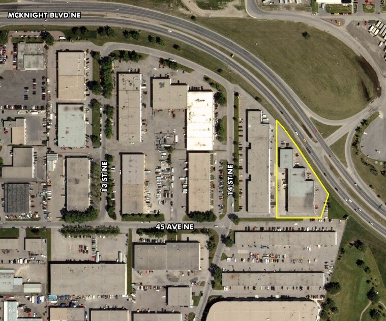 4738-4760 14 St NE, Calgary, AB for sale Aerial- Image 1 of 1