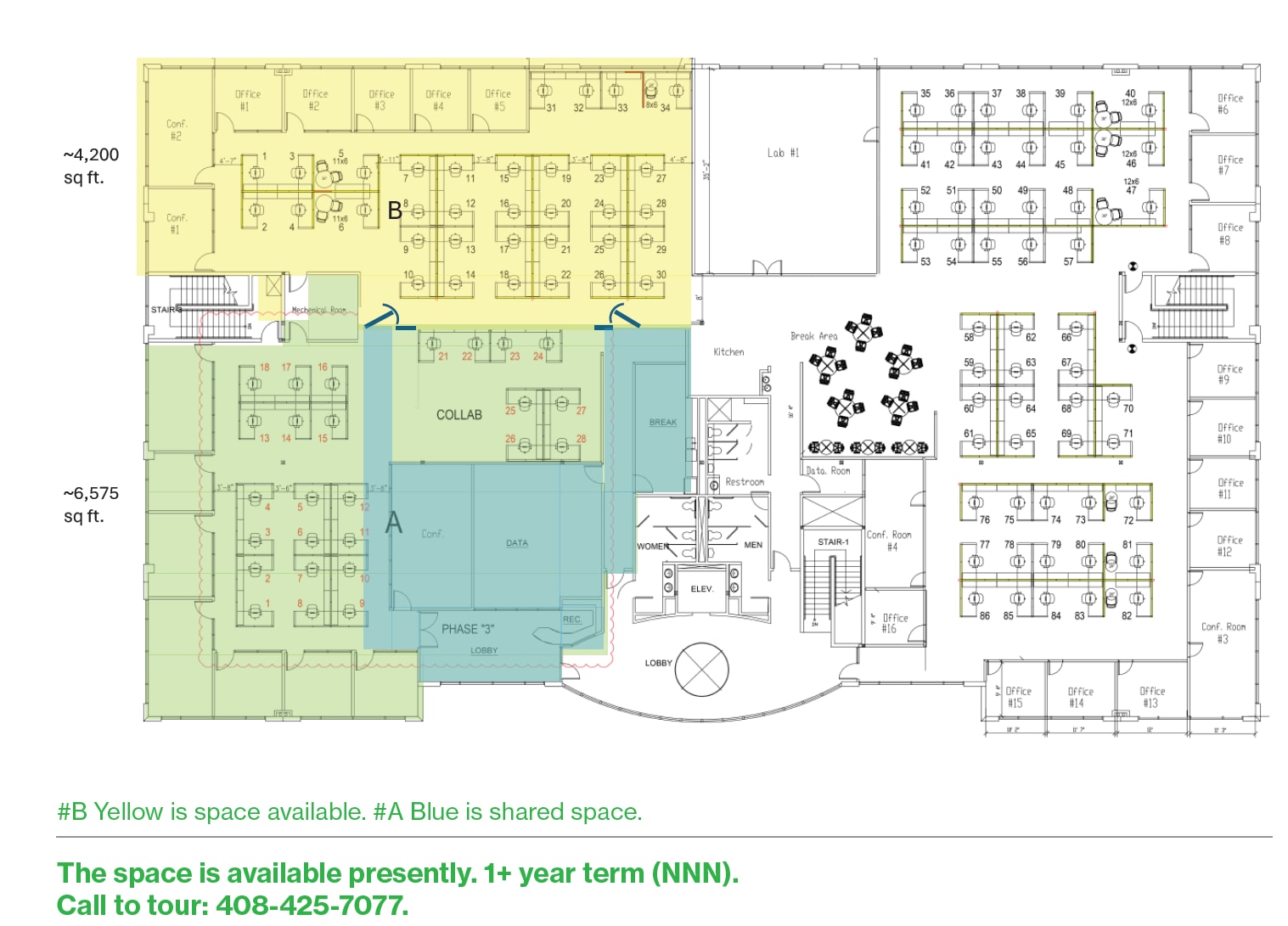 6399 San Ignacio Ave, San Jose, CA for lease Floor Plan- Image 1 of 24