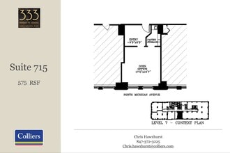 333 N Michigan Ave, Chicago, IL for lease Floor Plan- Image 1 of 1