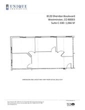 8120 Sheridan Blvd, Arvada, CO for lease Floor Plan- Image 1 of 1