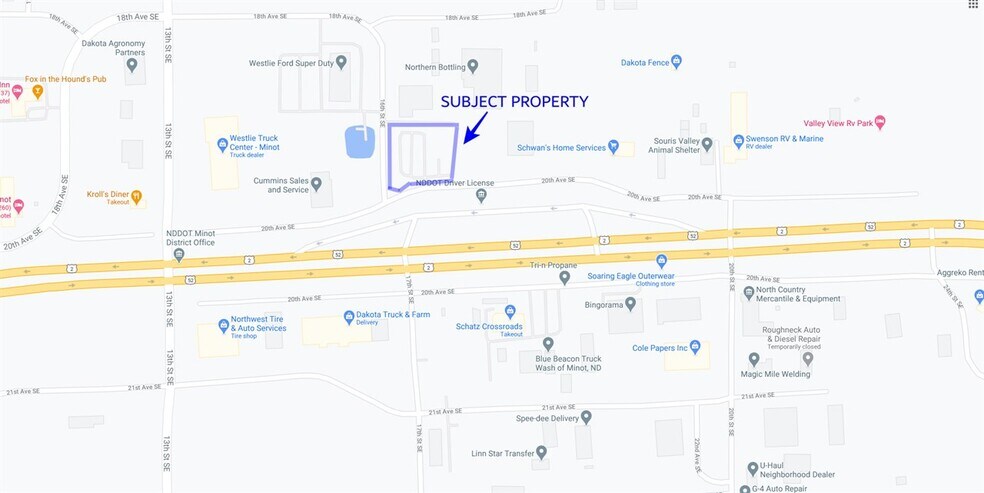 20th Ave & 17th SE st, Minot, ND à vendre - Photo du bâtiment - Image 2 de 7