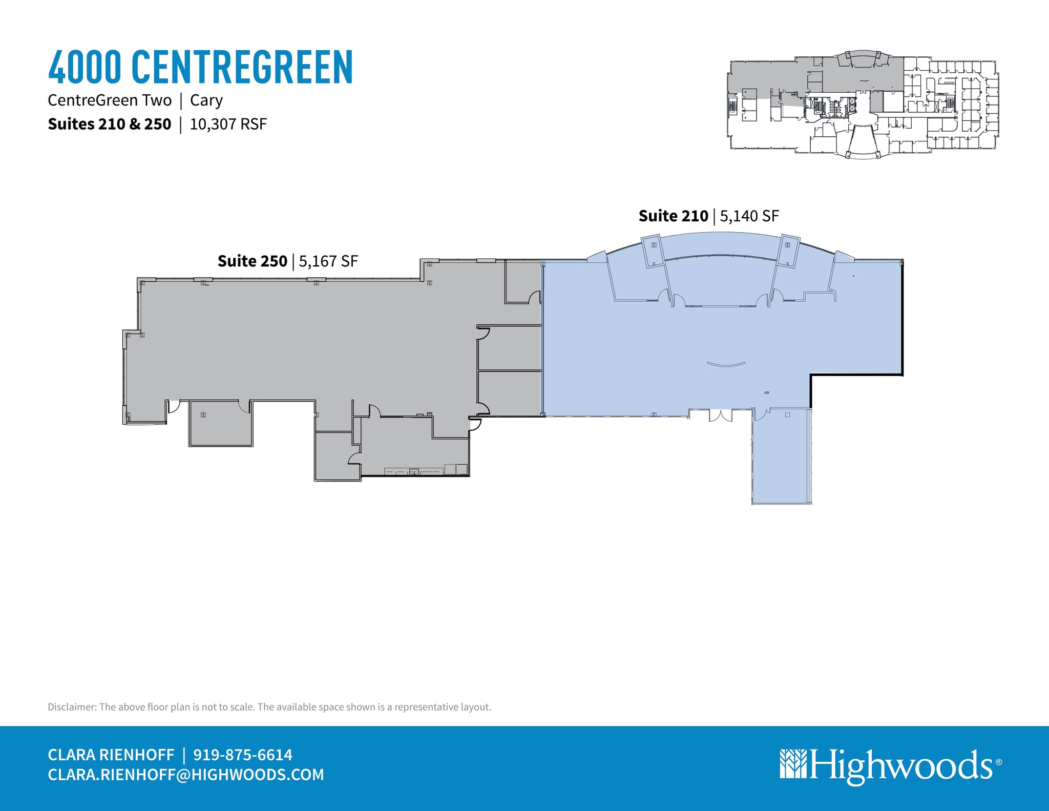 2000 CentreGreen Way, Cary, NC for lease Floor Plan- Image 1 of 1