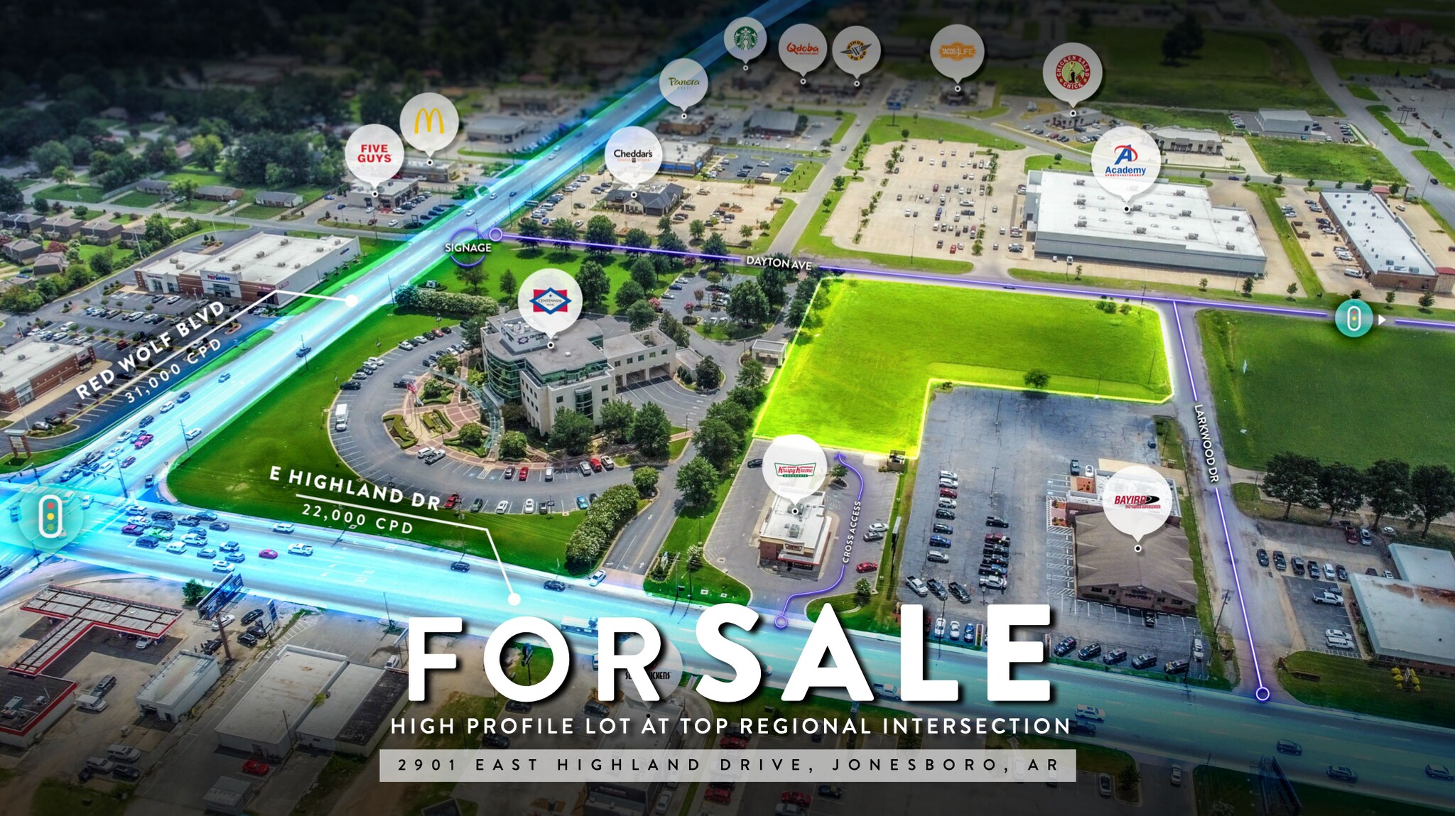 2901 E Highland Dr, Jonesboro, AR à vendre Photo du bâtiment- Image 1 de 6