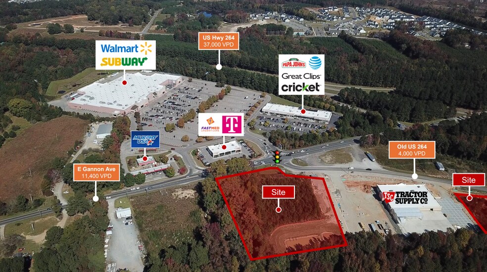Old US 264 Hwy, Zebulon, NC for lease - Building Photo - Image 1 of 3