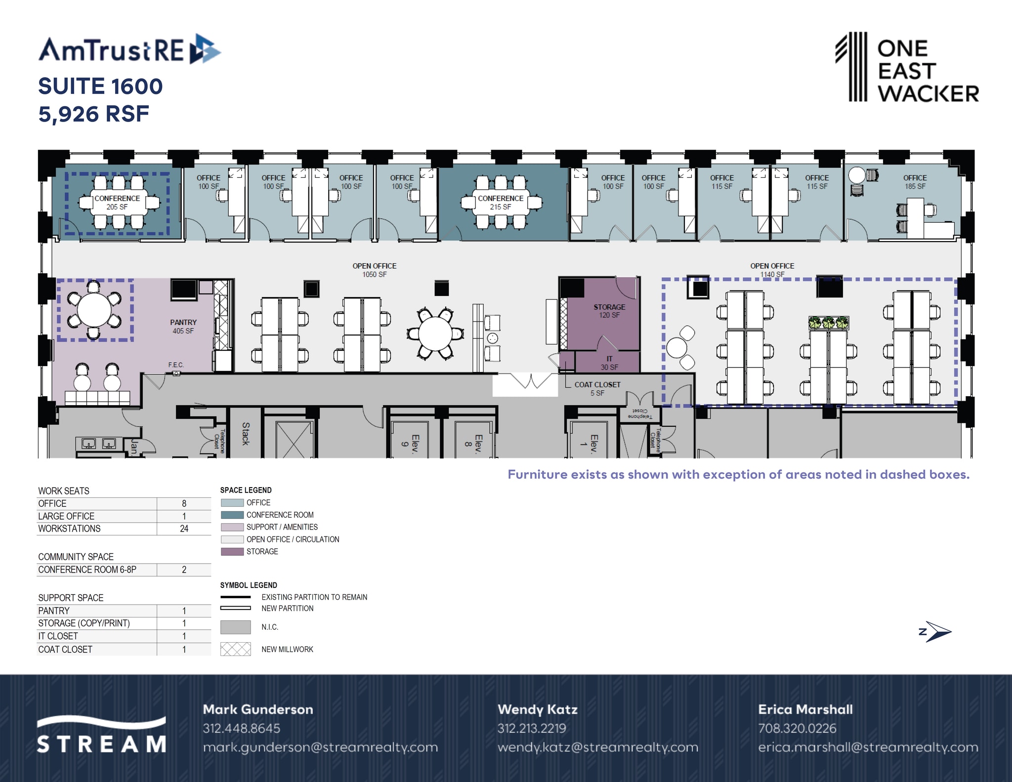 1 E Wacker Dr, Chicago, IL à louer Plan d’étage- Image 1 de 1