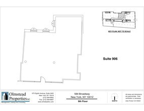 584-590 Broadway, New York, NY à louer Plan de site- Image 1 de 1