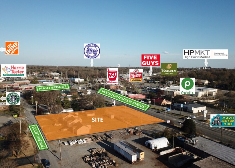 124 Westchester Dr, High Point, NC for sale - Building Photo - Image 2 of 3