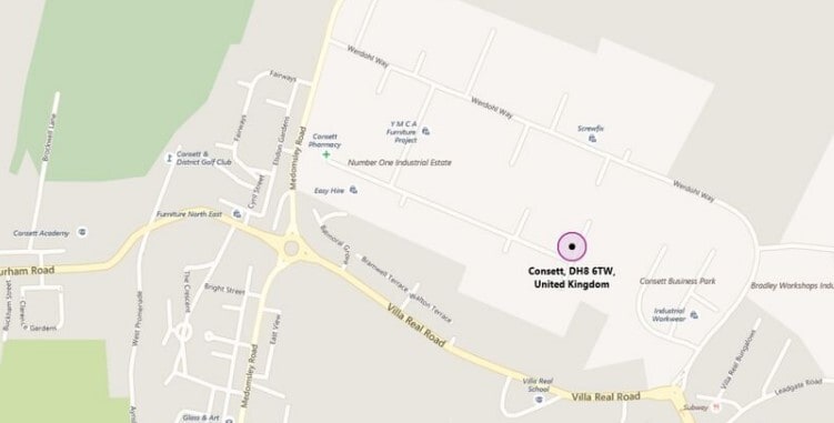 Medomsley Rd, Consett for lease Map- Image 1 of 1