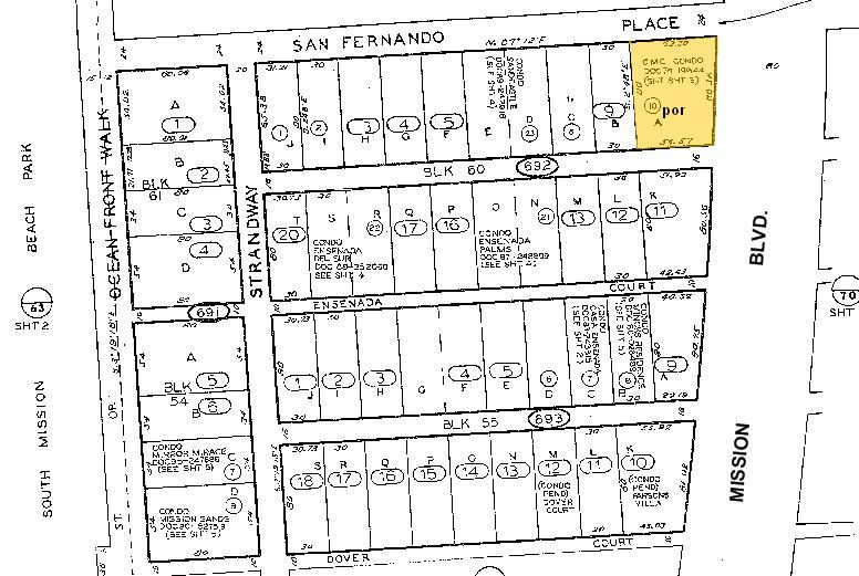 2990 Mission Blvd, San Diego, CA for lease - Plat Map - Image 2 of 2