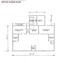 6774 Brandt St, Romulus, MI for lease Floor Plan- Image 2 of 2