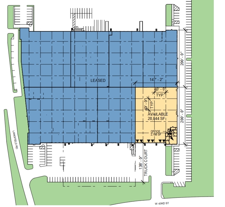 7170 W 43rd St, Houston, TX for lease Site Plan- Image 1 of 1