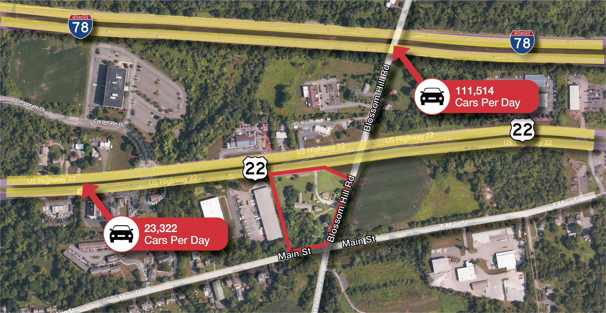 1211 US Highway 22, Lebanon, NJ à vendre Photo du bâtiment- Image 1 de 13