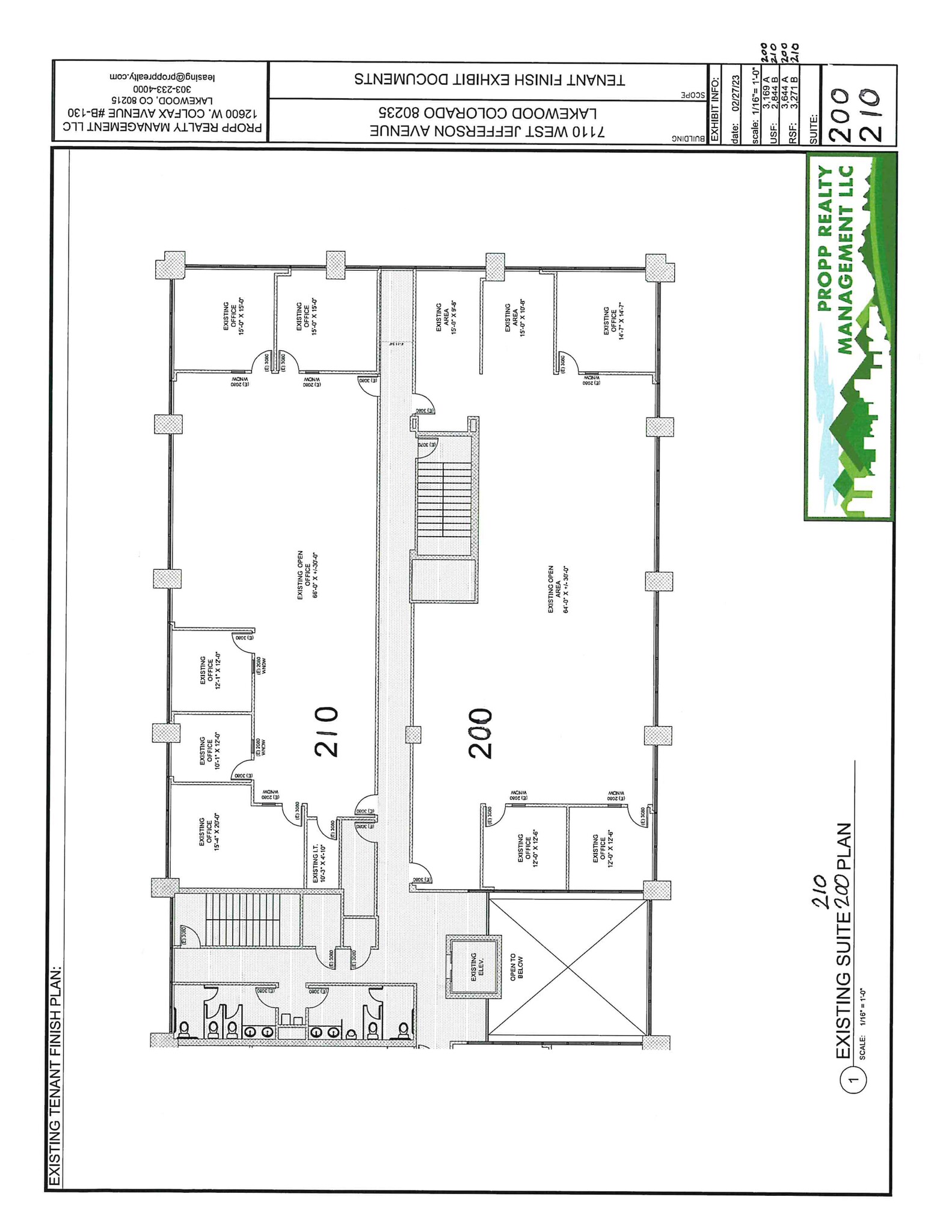 7110 W Jefferson Ave, Lakewood, CO à louer Plan de site- Image 1 de 1