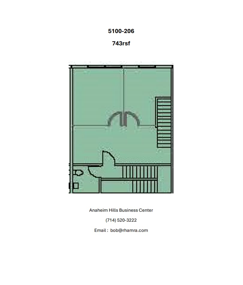 5100 E La Palma Ave, Anaheim, CA à louer Plan d’étage- Image 1 de 1