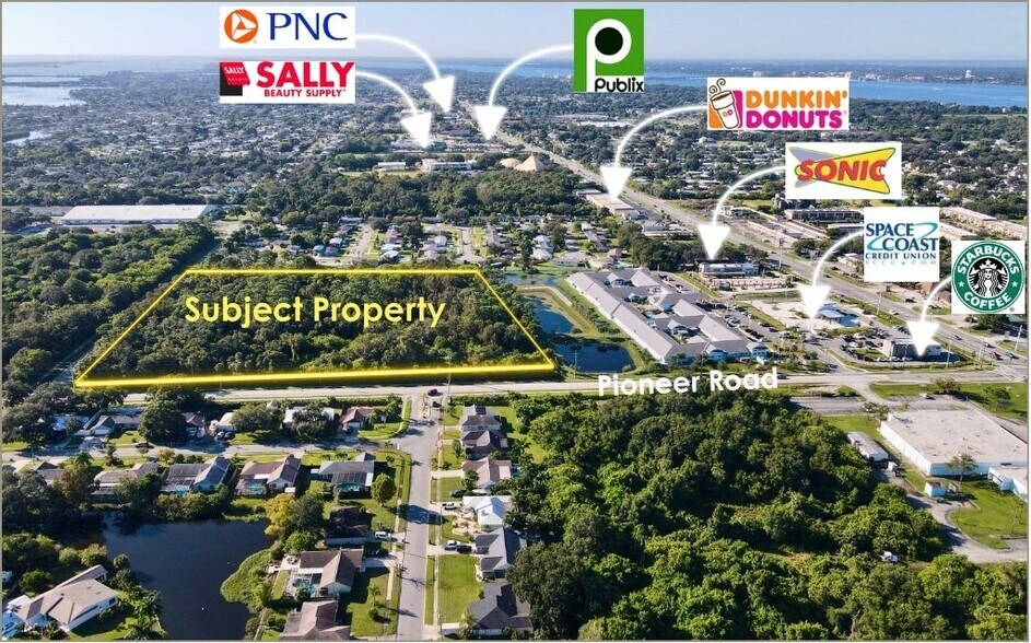 Corner of Pioneer Road & Lewis Carroll Ave., Merritt Island, FL à vendre - Photo du bâtiment - Image 2 de 3