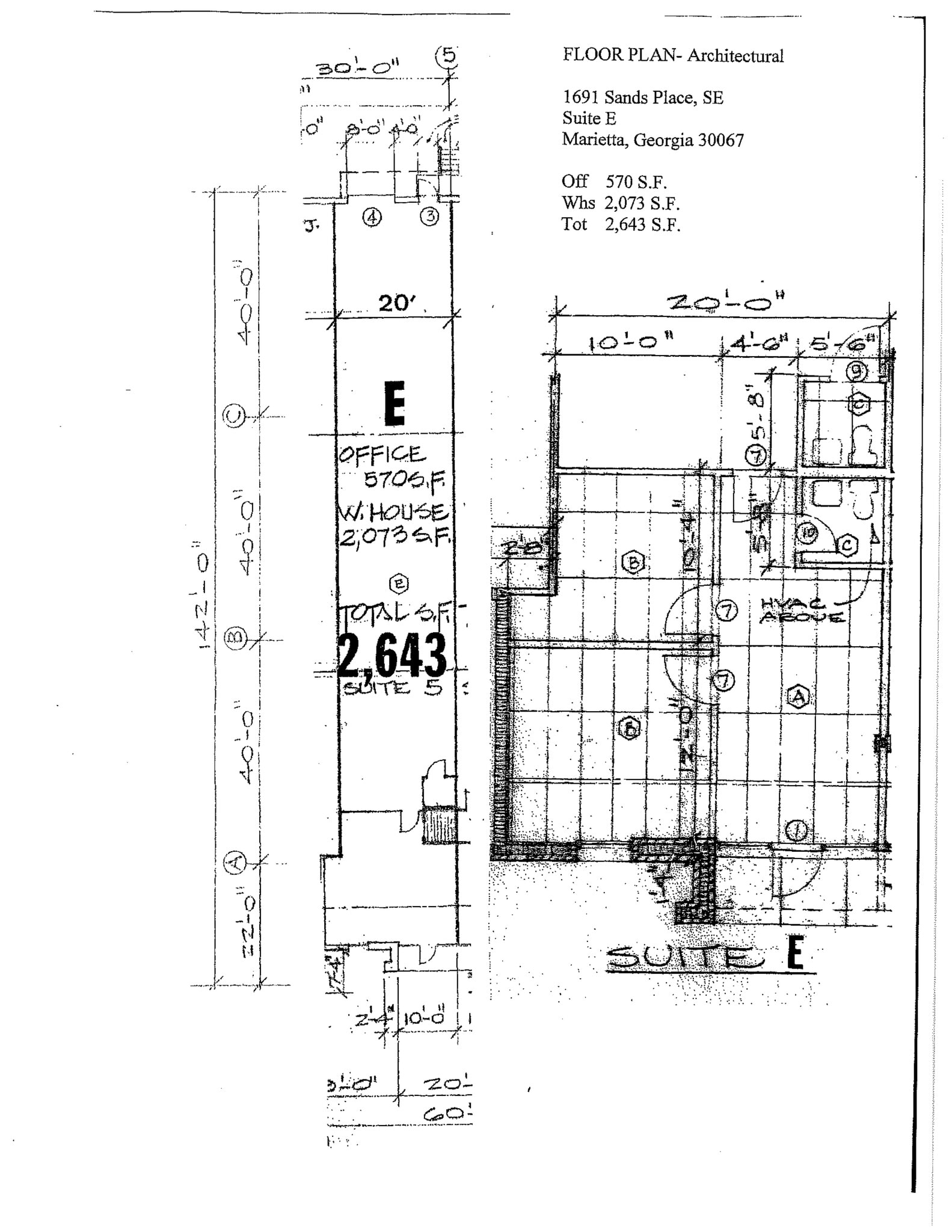 1649 Sands Pl SE, Marietta, GA à louer Plan de site- Image 1 de 1