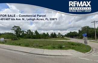 Plus de détails pour 401/407 Ida Ave N, Lehigh Acres, FL - Terrain à vendre