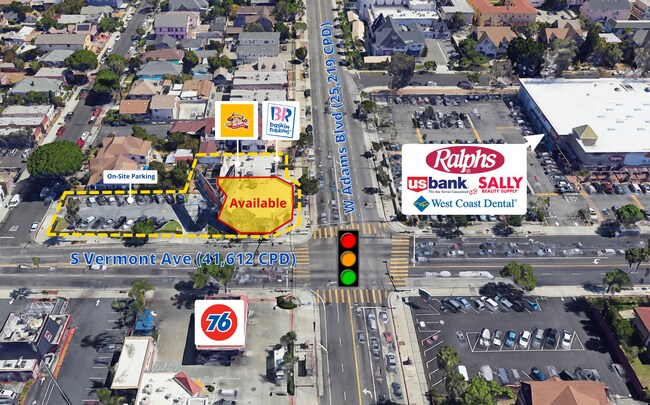 Plus de détails pour 1375 W Adams Blvd, Los Angeles, CA - Commerce de détail à louer