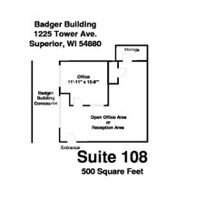 1225 Tower Ave, Superior, WI à louer Plan d  tage- Image 1 de 1