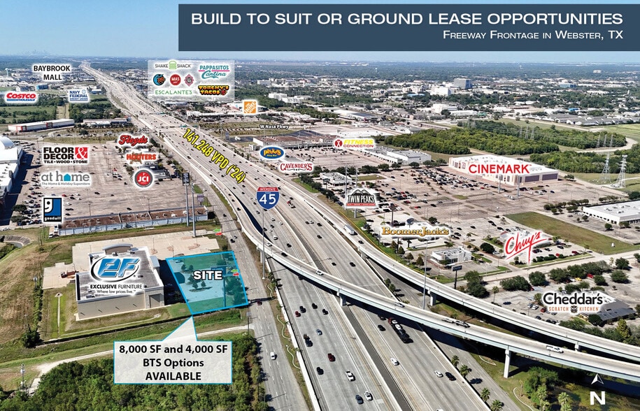 Gulf Freeway, Webster, TX for lease - Building Photo - Image 1 of 4