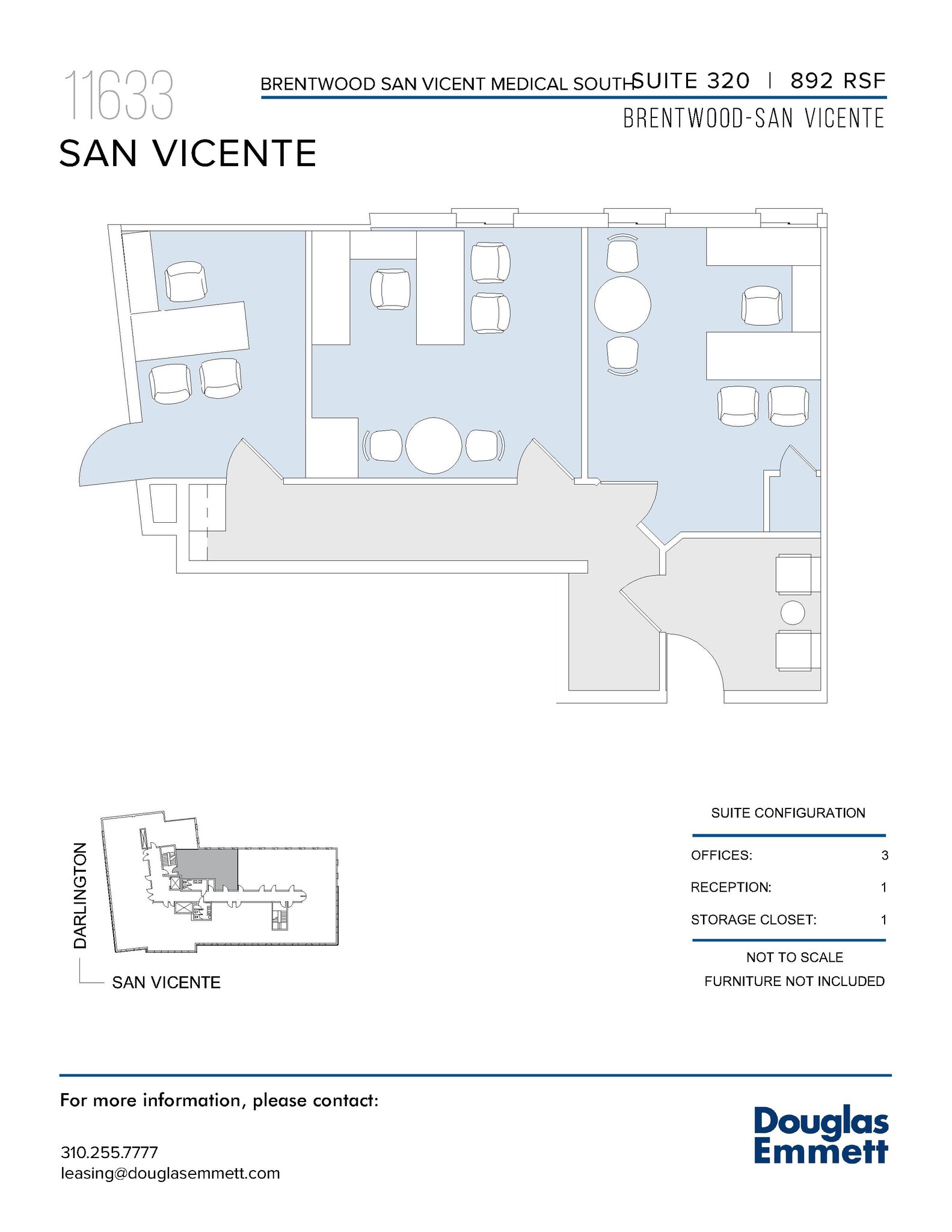 11633 San Vicente Blvd, Los Angeles, CA for lease Floor Plan- Image 1 of 1