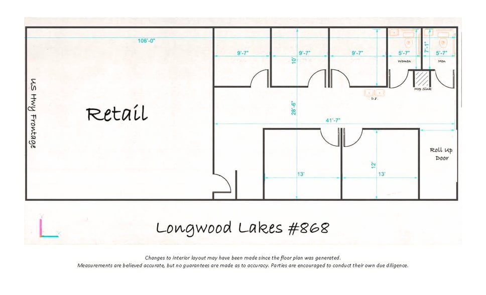 648 S US Highway 17 92, Longwood, FL for lease - Floor Plan - Image 3 of 12