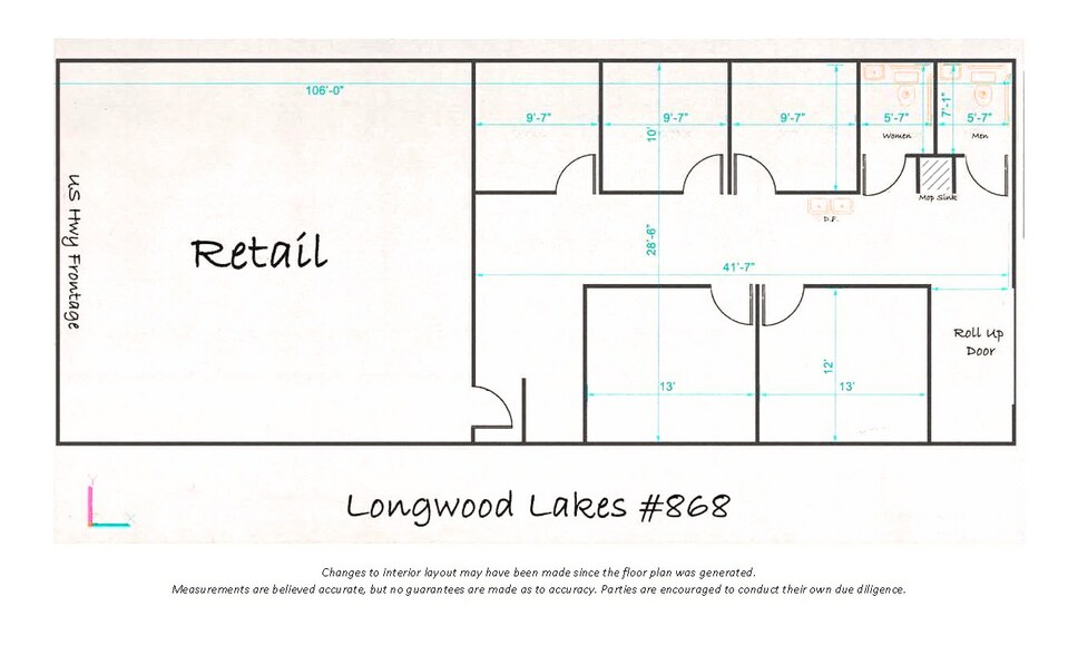 648 S US Highway 17 92, Longwood, FL à louer - Plan d’étage - Image 3 de 12