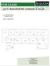 477 E Butterfield Rd, Lombard, IL for lease Floor Plan- Image 1 of 1