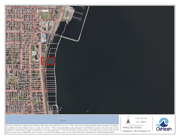 1650 S Main St, Oshkosh, WI for sale - Plat Map - Image 2 of 21