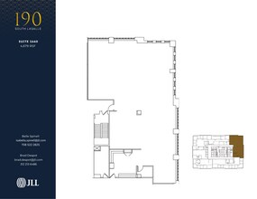 190 S La Salle St, Chicago, IL for lease Floor Plan- Image 2 of 2