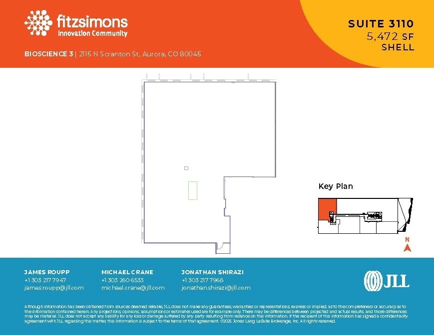 2115 N Scranton Way, Aurora, CO à louer Plan d’étage- Image 1 de 1