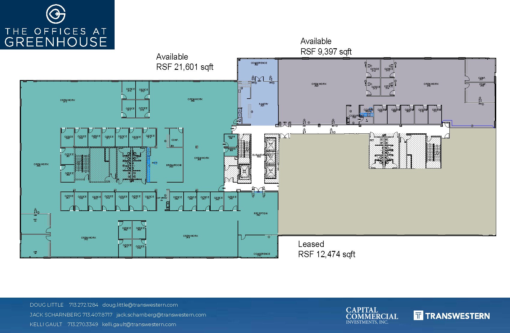19219 Katy Fwy, Houston, TX à louer Plan d’étage- Image 1 de 5