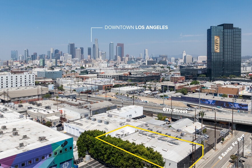 609 S Santa Fe Ave, Los Angeles, CA for lease - Aerial - Image 3 of 19