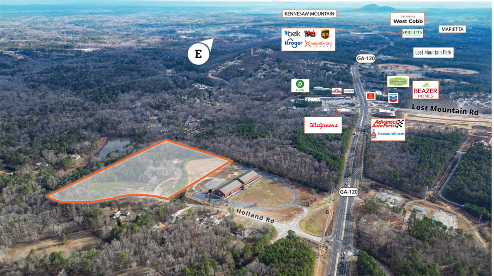 15 +/- acres On Old Dallas Hwy - Hwy 20 Hwy, Powder Springs, GA for sale - Building Photo - Image 1 of 6