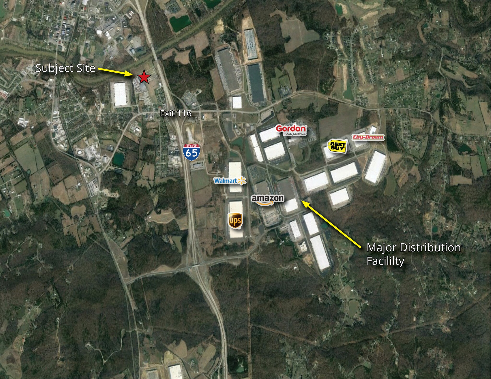 165 Dawson Dr, Shepherdsville, KY for sale Aerial- Image 1 of 3