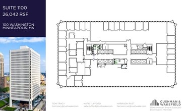 100 Washington Ave S, Minneapolis, MN à louer Plan d’étage- Image 1 de 1