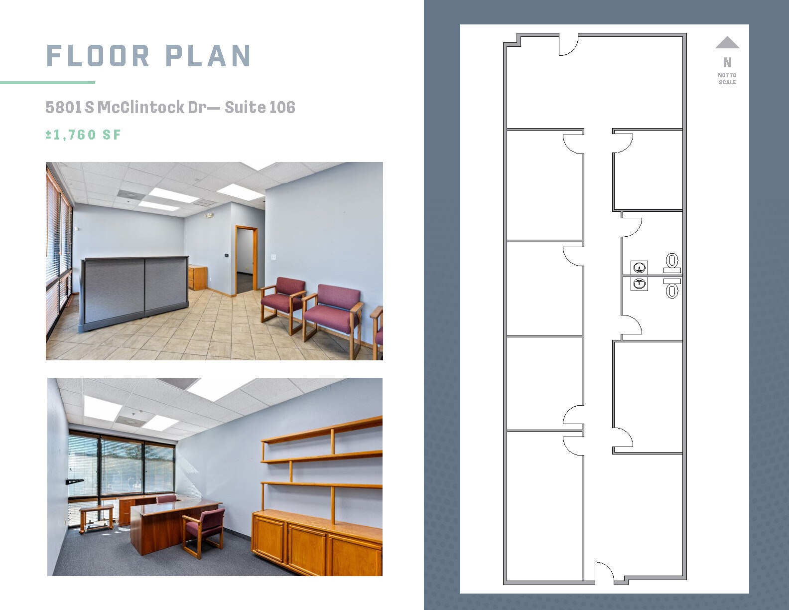 5801 S McClintock Dr, Tempe, AZ for lease Floor Plan- Image 1 of 16