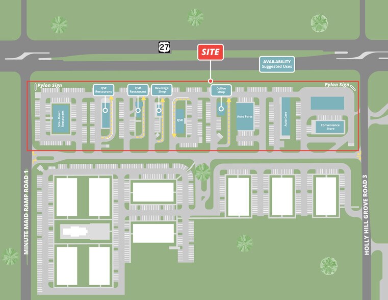 US 27 and Minute Maid Ramp Rd Rd, Davenport, FL à vendre - Photo du bâtiment - Image 3 de 3