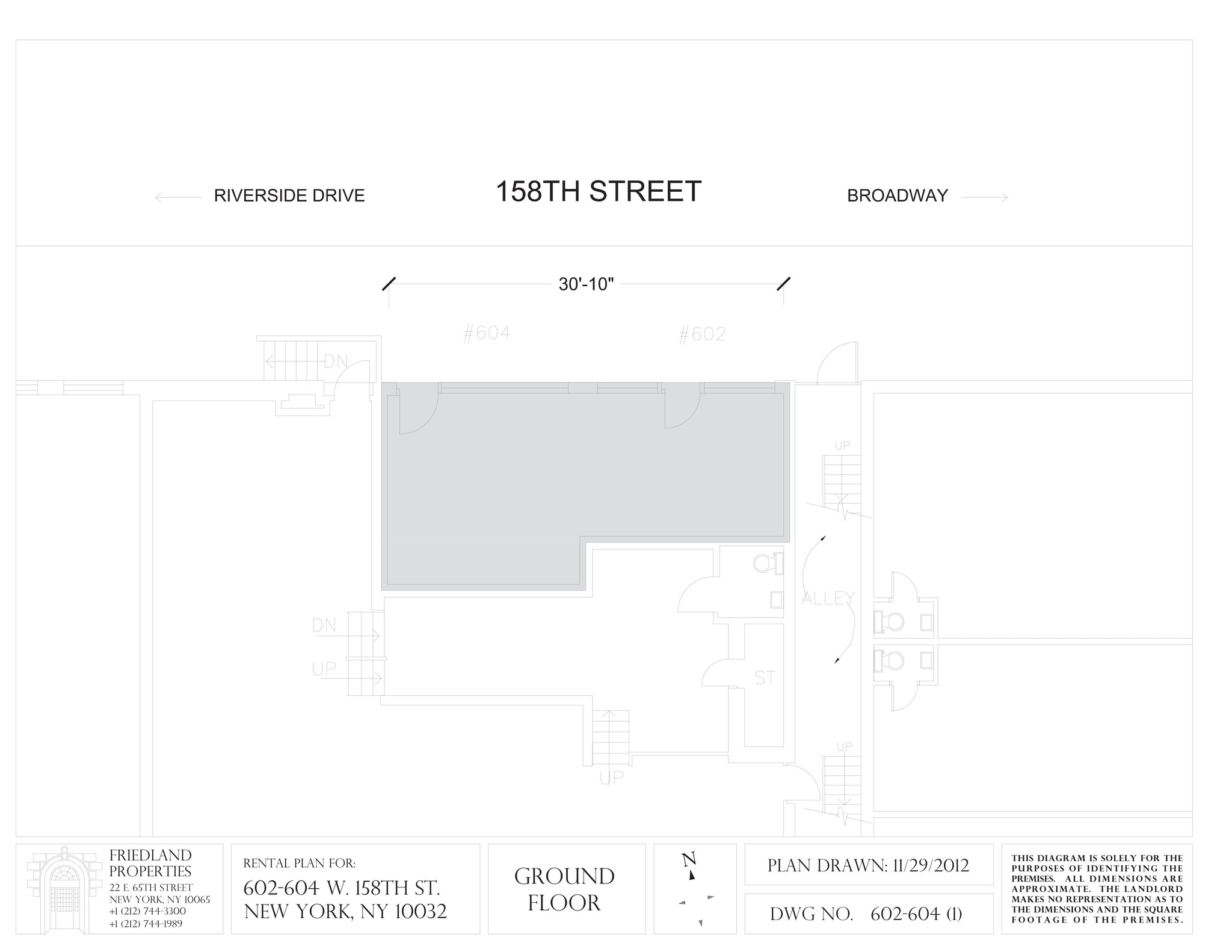 3781-3799 Broadway, New York, NY for lease Site Plan- Image 1 of 2