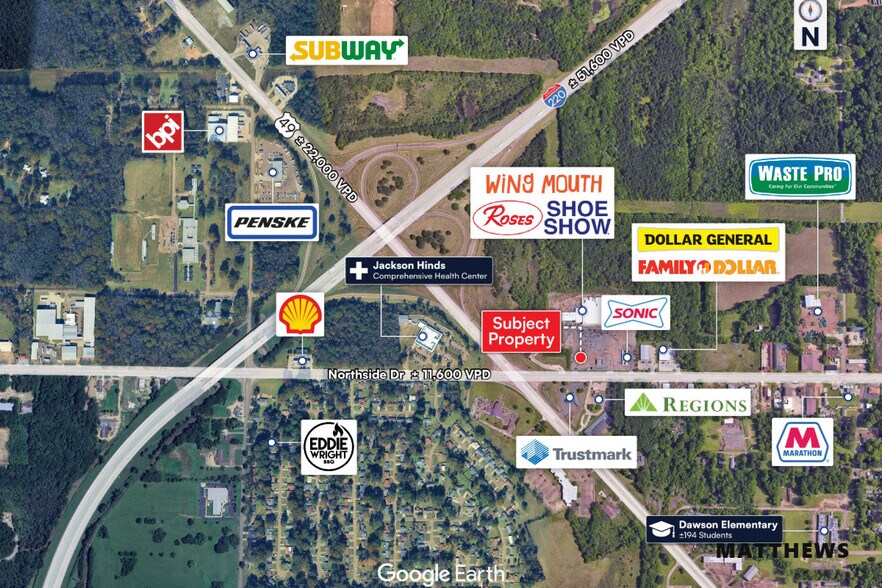 3198 W Northside Dr, Jackson, MS à vendre - Photo du bâtiment - Image 3 de 3