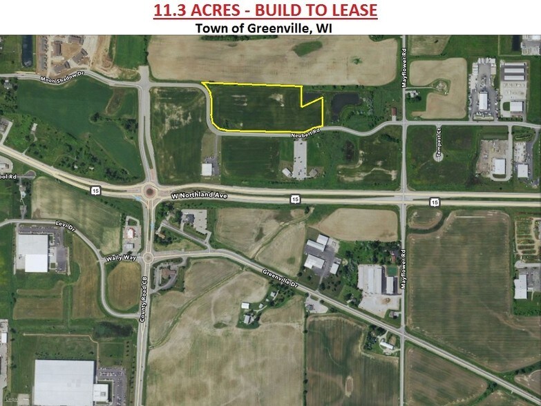 W6250 Neubert Rd, Greenville, WI à louer - Aérien - Image 3 de 4