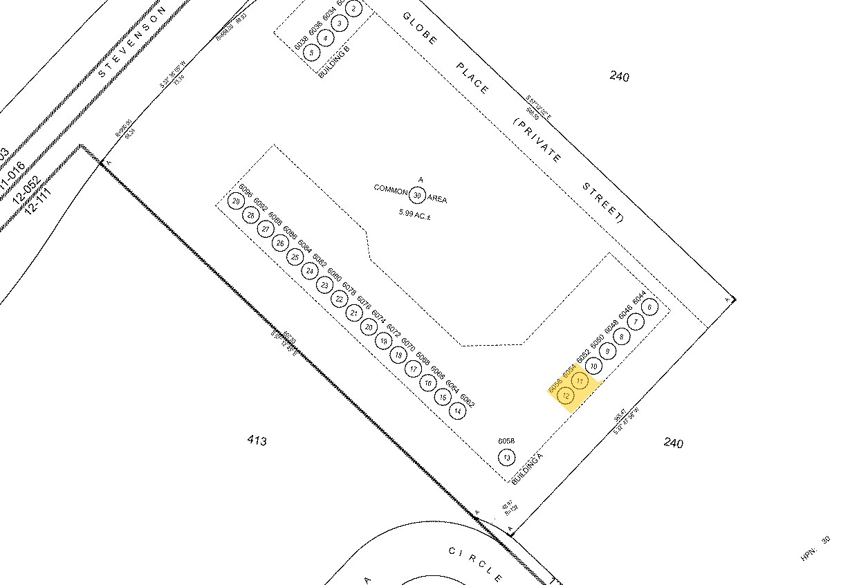 6084-6086 Stevenson Blvd, Fremont, CA à vendre Plan cadastral- Image 1 de 7