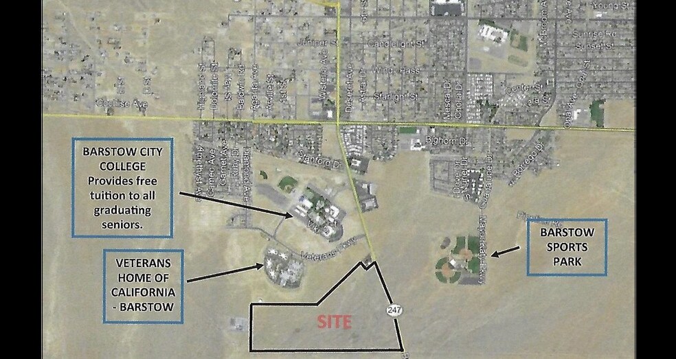 Highway 247, Barstow, CA for sale - Building Photo - Image 1 of 1