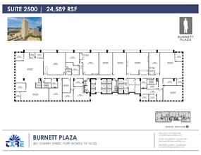 801 Cherry St, Fort Worth, TX for lease Floor Plan- Image 1 of 1