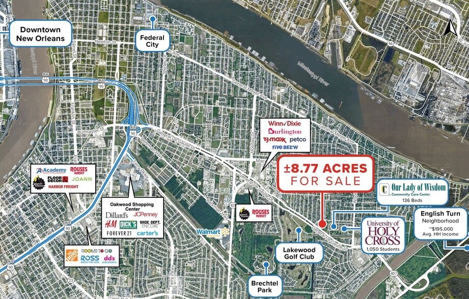 134401 Eton St, New Orleans, LA à vendre - Aérien - Image 2 de 2