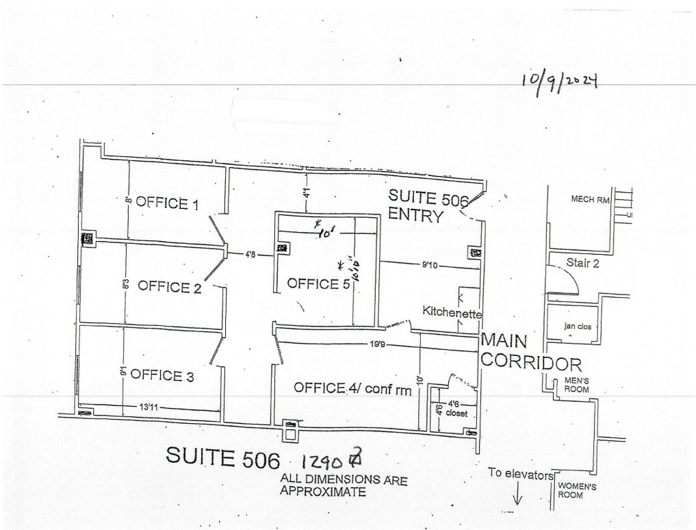 4915 St. Elmo Ave, Bethesda, MD for lease Floor Plan- Image 1 of 1