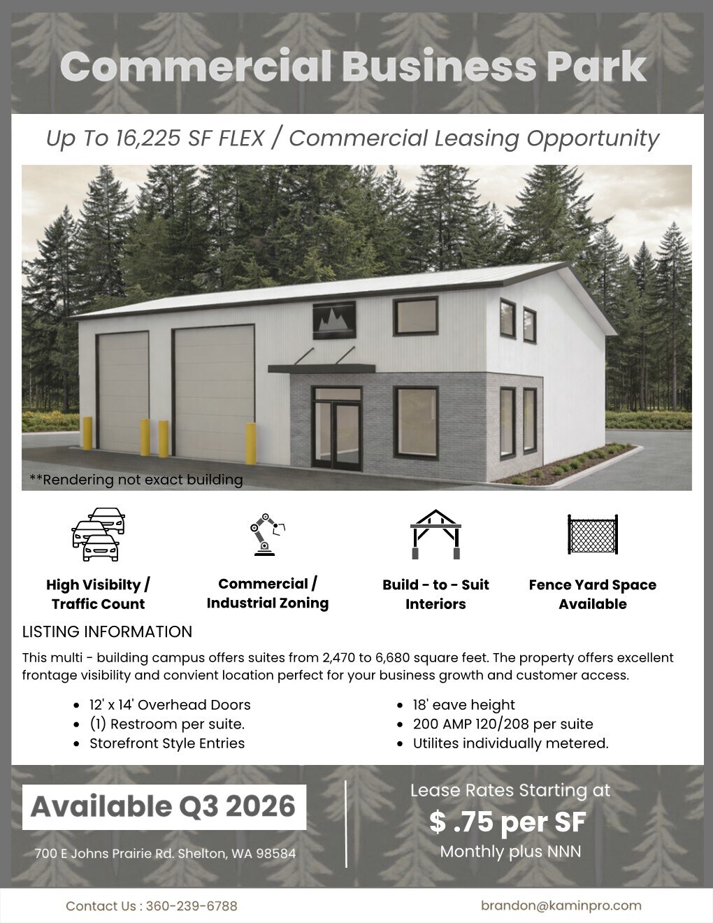700 E Johns Prairie Rd, Shelton, WA for lease Building Photo- Image 1 of 3