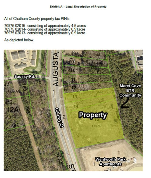 GA Hwy 21, Port Wentworth, GA à vendre - Aérien - Image 3 de 5