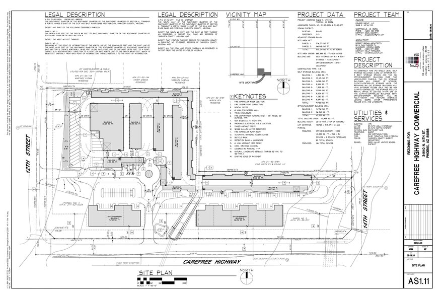 12th & Carefree Hwy, Desert Hills, AZ for sale - Site Plan - Image 2 of 4